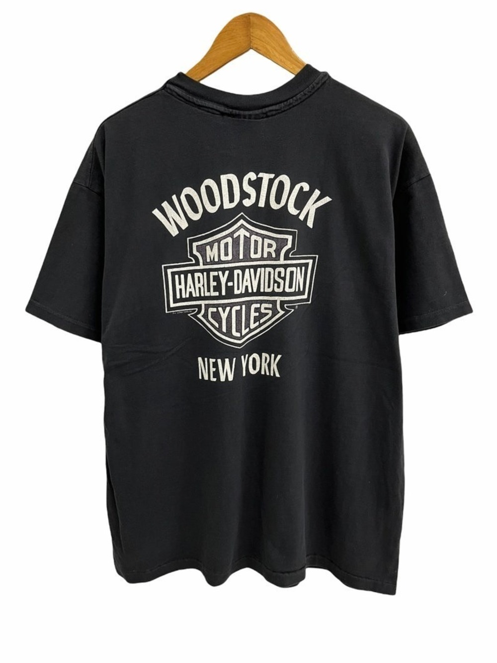 Rare Retro 90s Harley Davidson Woodstock New York T Shirt